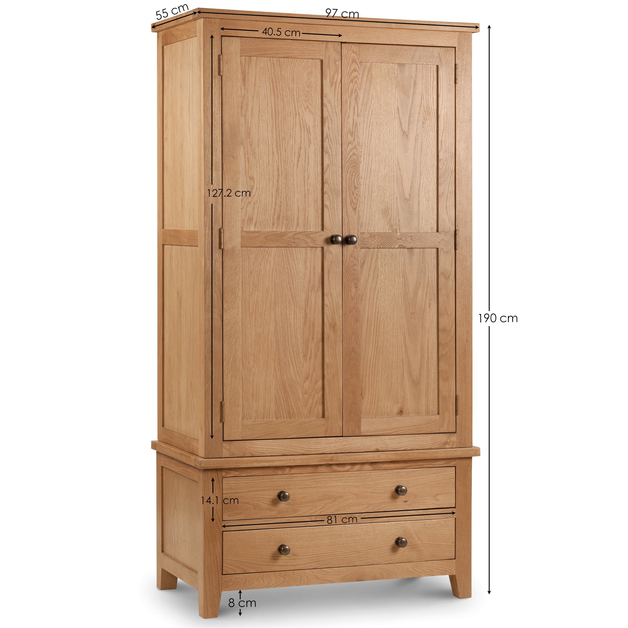 Marlborough Combination Wardrobe MAR209 - Havenheim Furniture