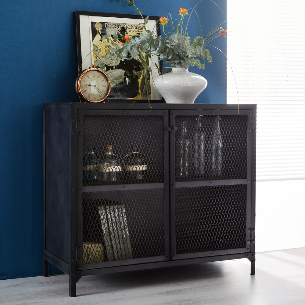 Metalica Iron Small Sideboard M03 - Havenheim Furniture