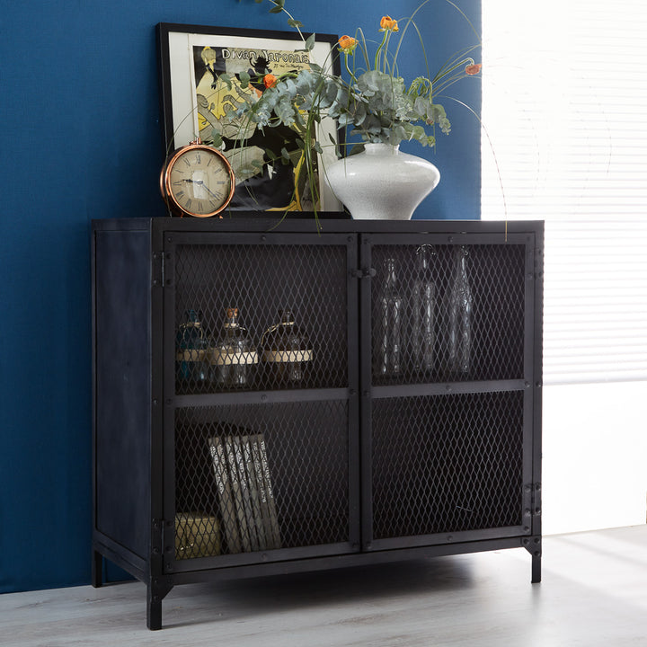 Metalica Iron Small Sideboard M03 - Havenheim Furniture