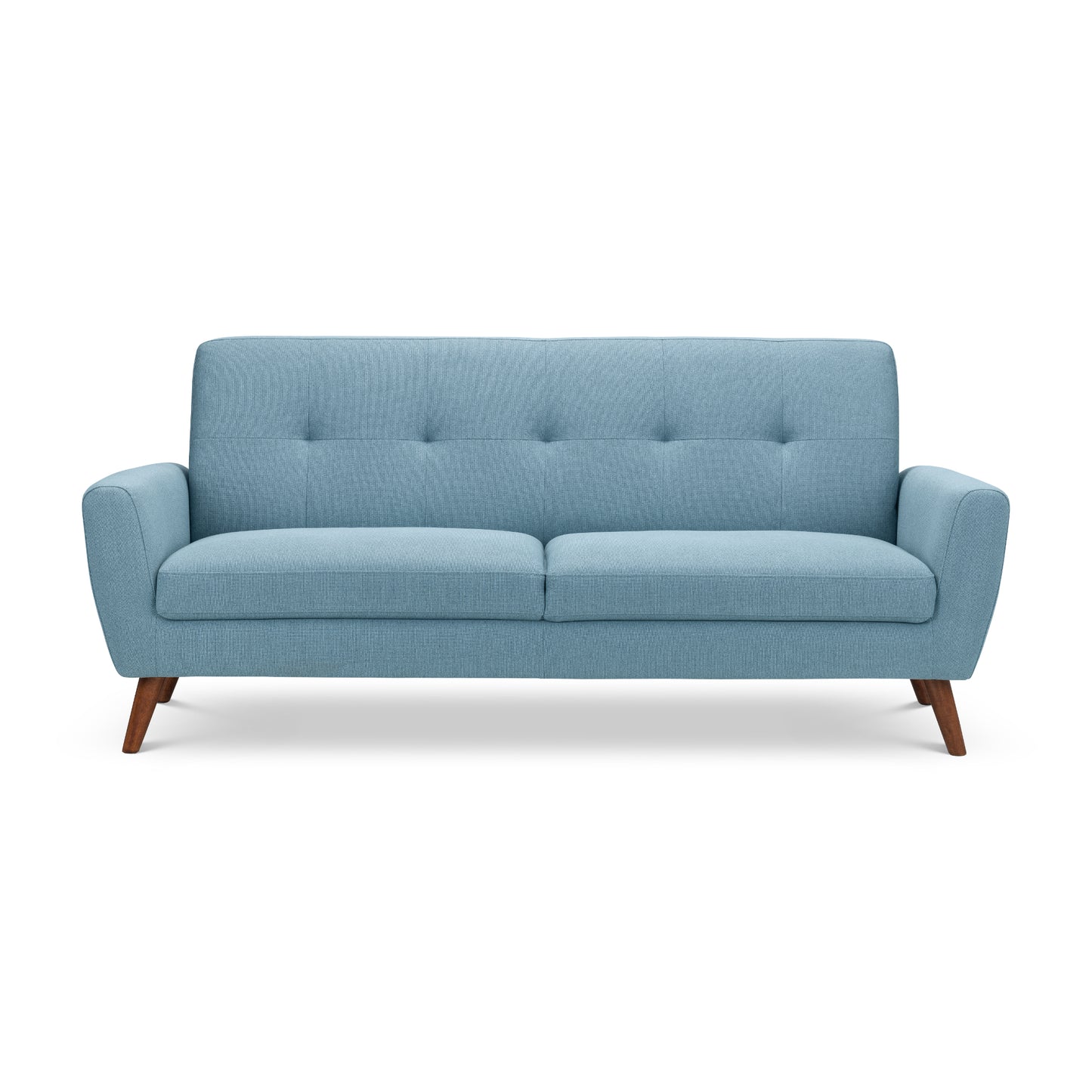 Monza 3 Seater Compact Retro Sofa - Blue MON512 - Havenheim Furniture