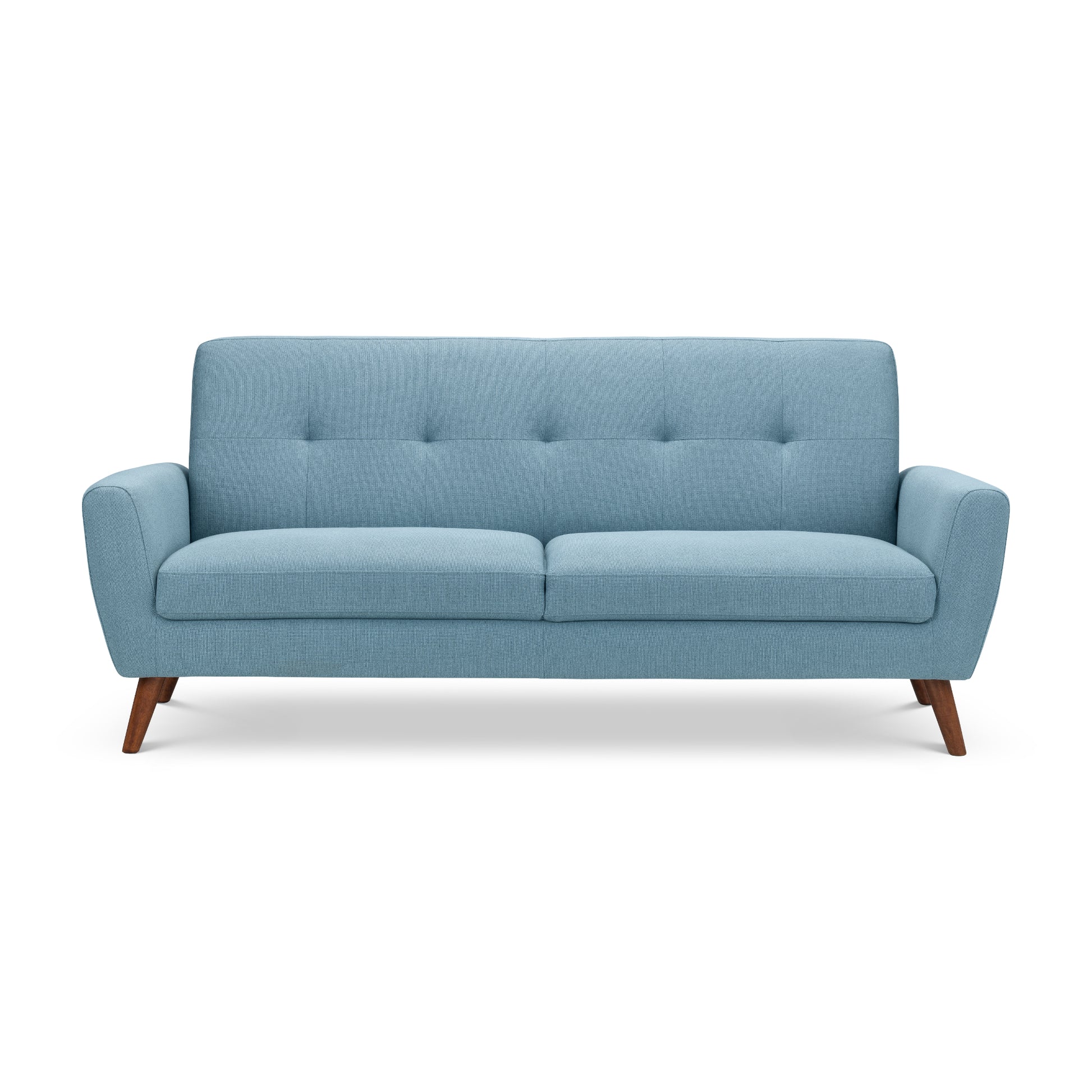 Monza 3 Seater Compact Retro Sofa - Blue MON512 - Havenheim Furniture