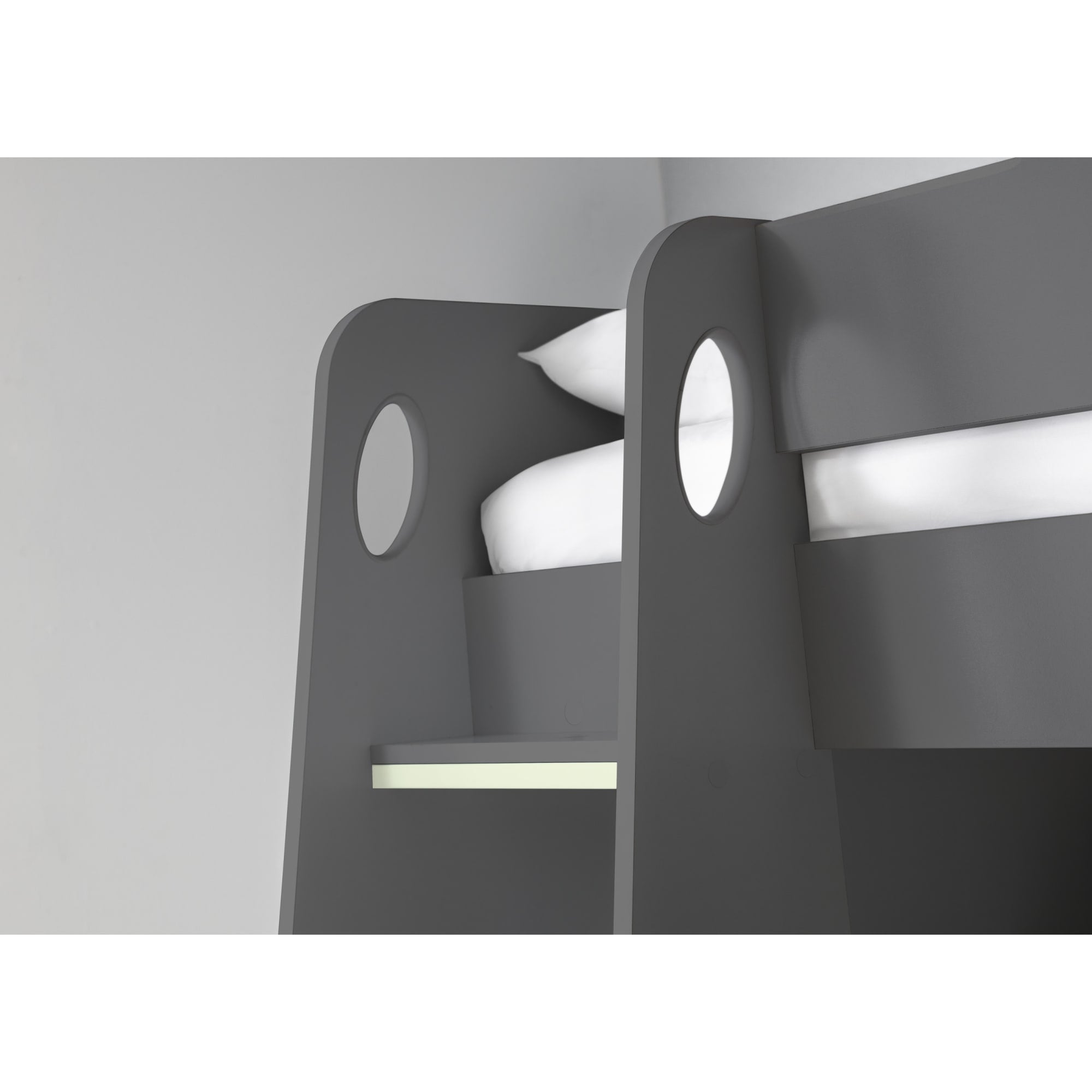 Nebula Gaming Bed with Desk - Anthracite Wood & Particle Board NEB001
