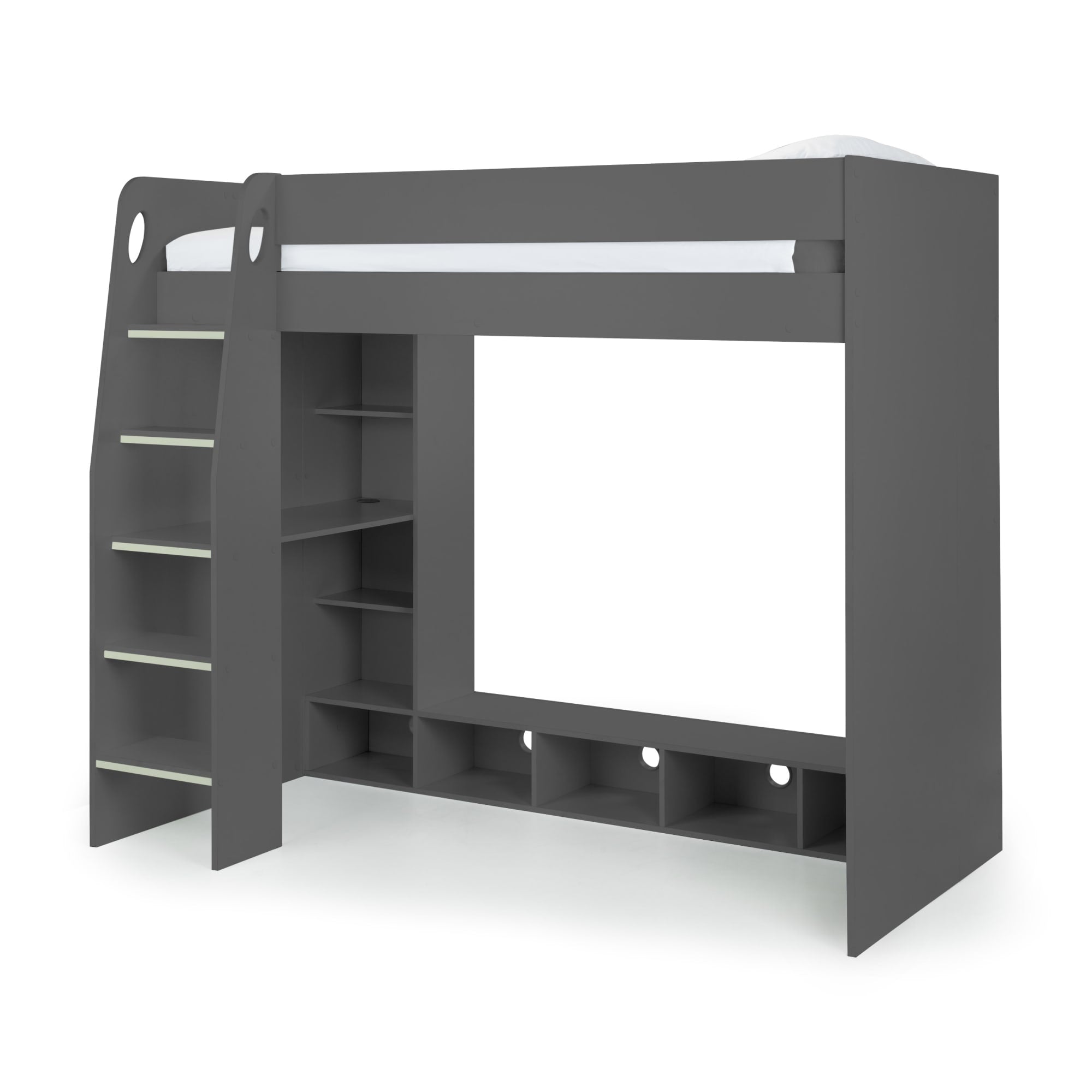 Nebula Gaming Bed with Desk - Anthracite Wood & Particle Board NEB001
