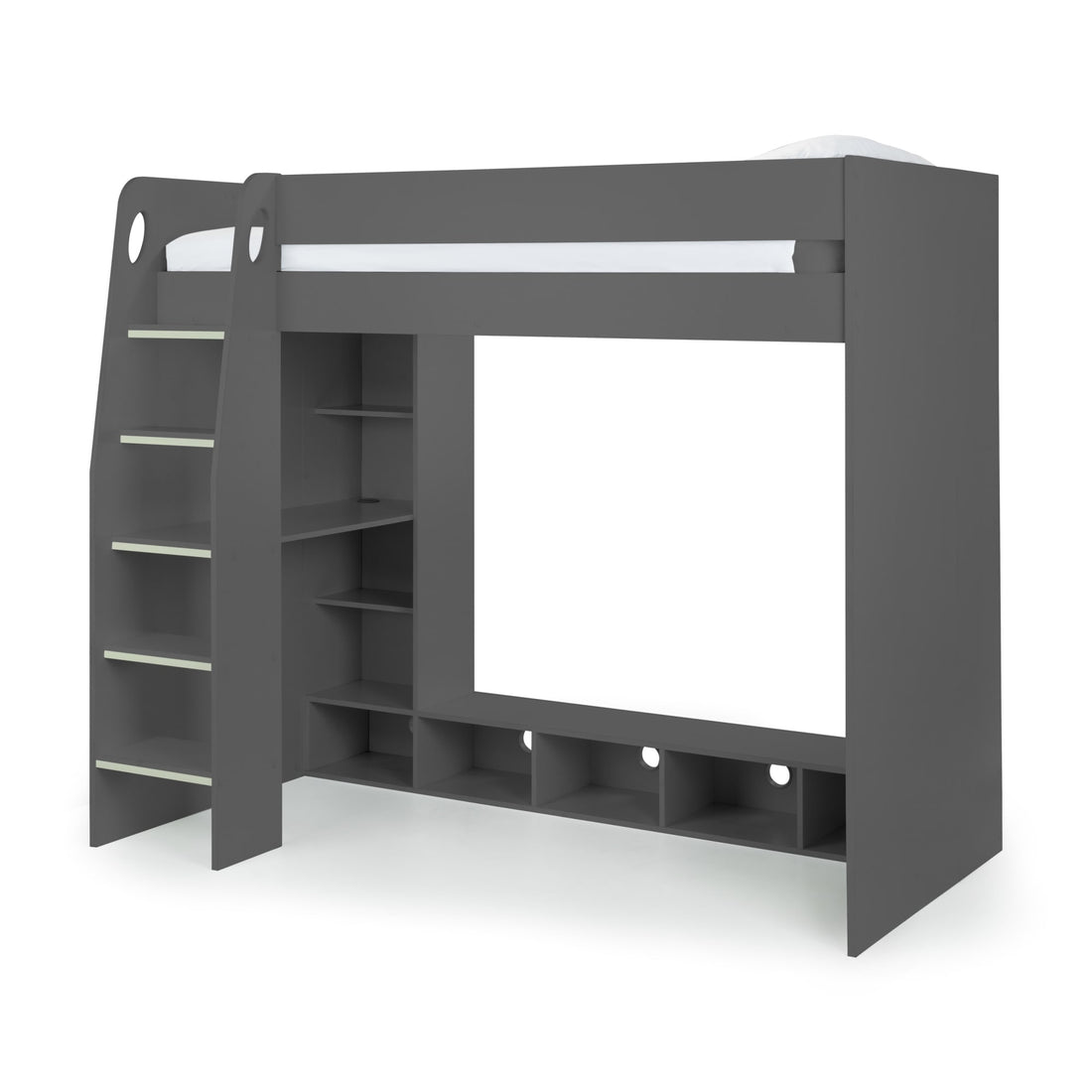 Nebula Gaming Bed with Desk - Anthracite Wood & Particle Board NEB001