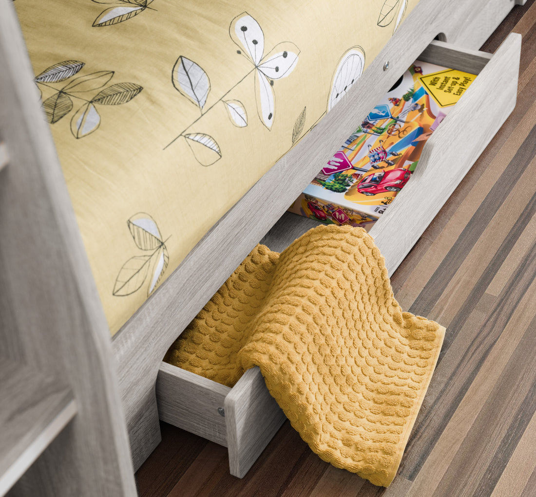 ORION GREY OAK BUNKBED Chipboard ORI004 - Havenheim Furniture