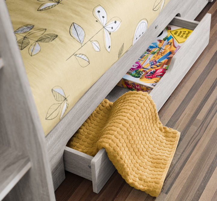 ORION GREY OAK BUNKBED Chipboard ORI004 - Havenheim Furniture