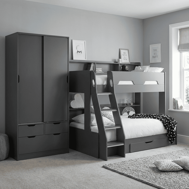 Orion Triple Sleeper - Anthracite ORI502 - Havenheim Furniture