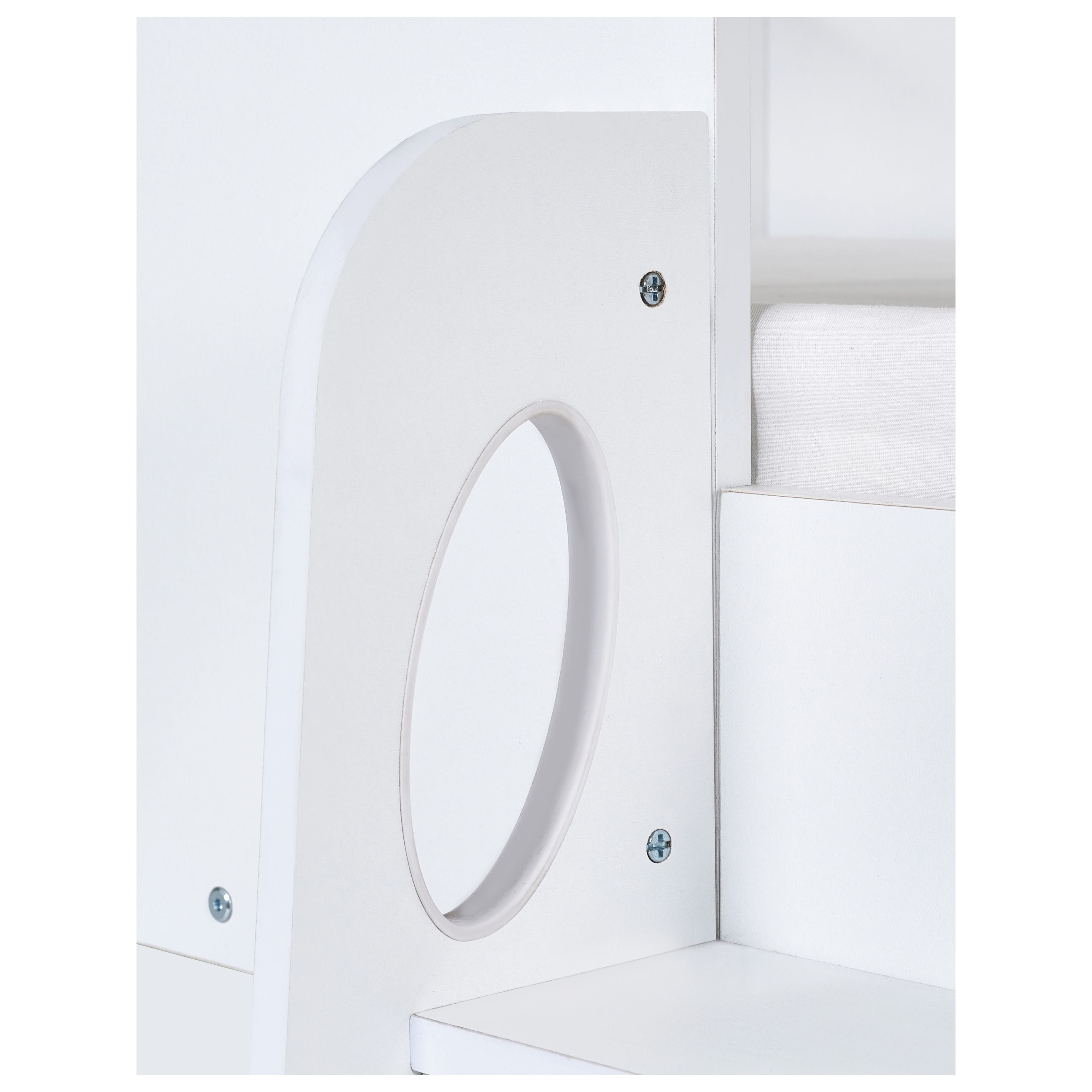 Orpheus Treehouse Midsleeper Cabin Bed Single 90cm - All White ORP001