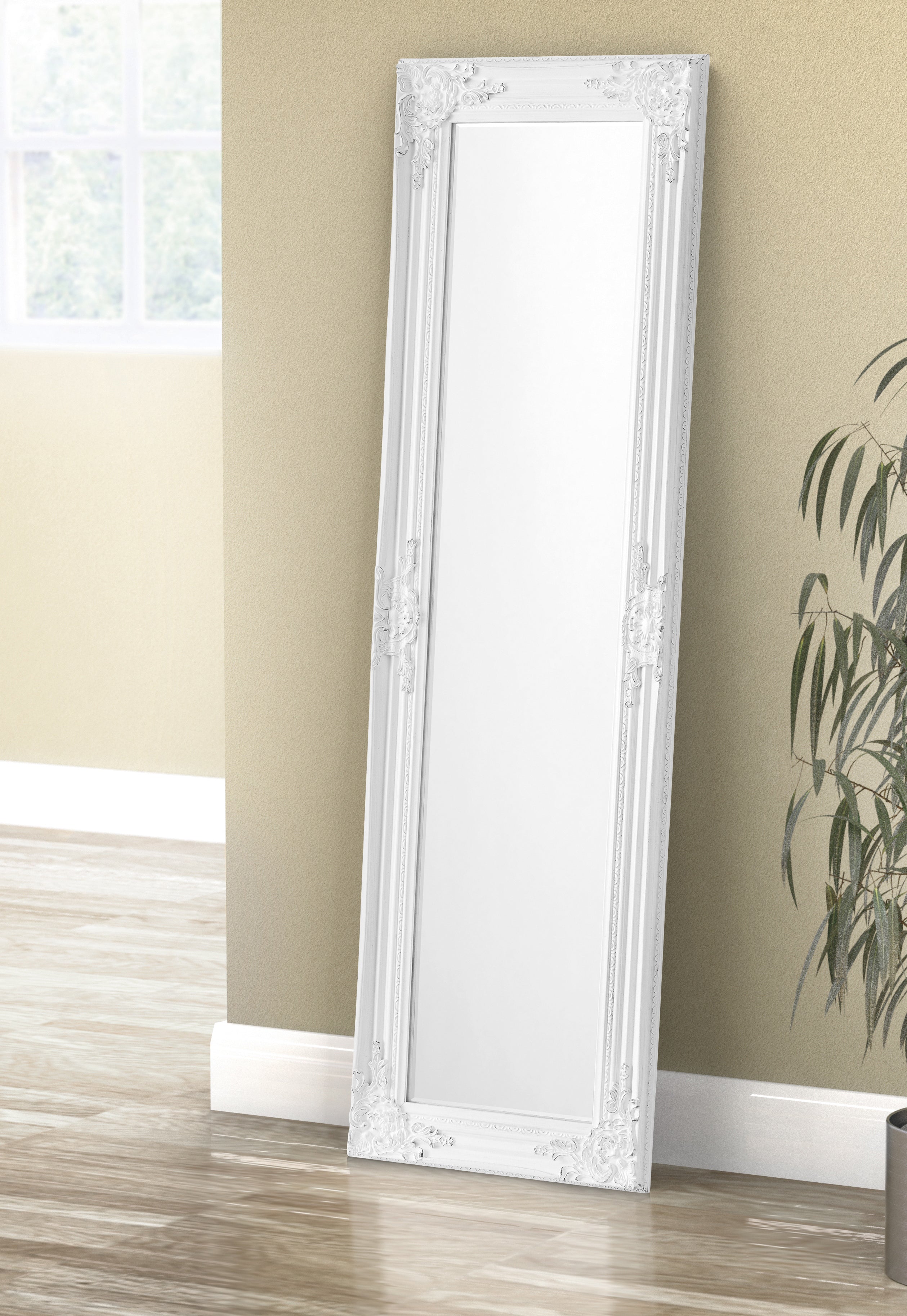 PALAIS WHITE DRESS MIRROR MIR013 - Havenheim Furniture
