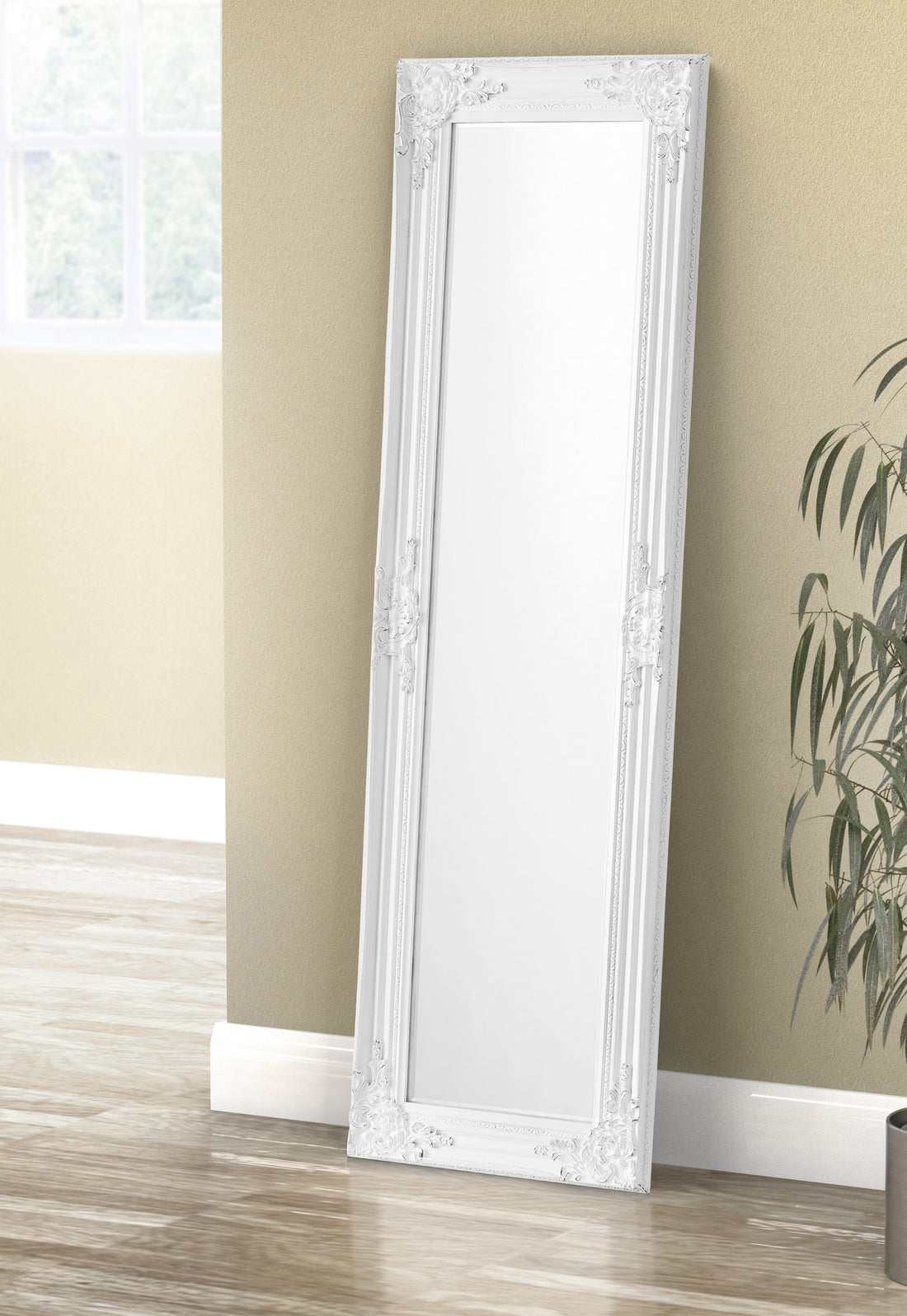 PALAIS WHITE DRESS MIRROR MIR013 - Havenheim Furniture