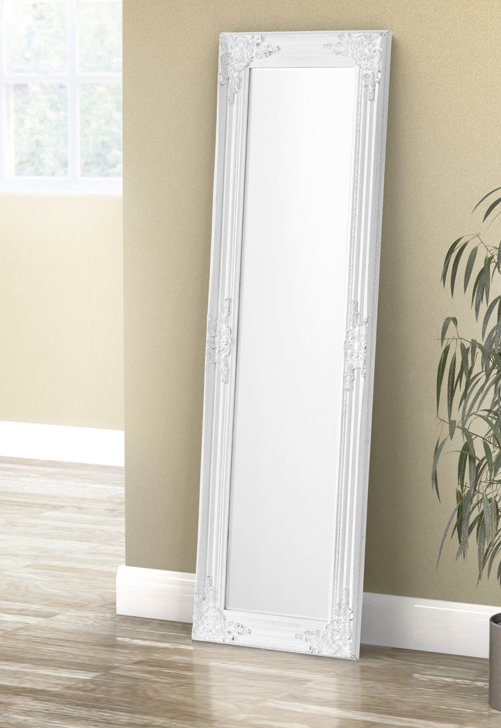 PALAIS WHITE DRESS MIRROR MIR013 - Havenheim Furniture