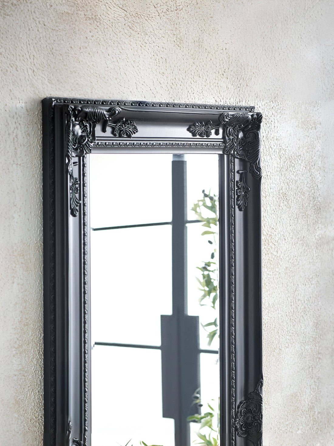 PALAIS BLACK DRESS MIRROR MIR037 - Havenheim Furniture