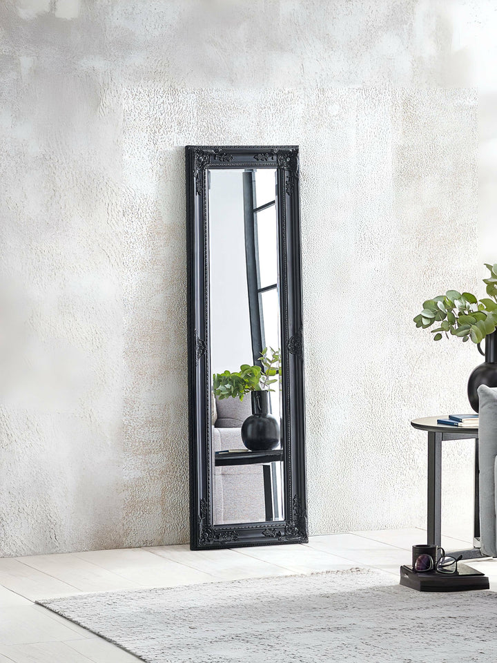 PALAIS BLACK DRESS MIRROR MIR037 - Havenheim Furniture