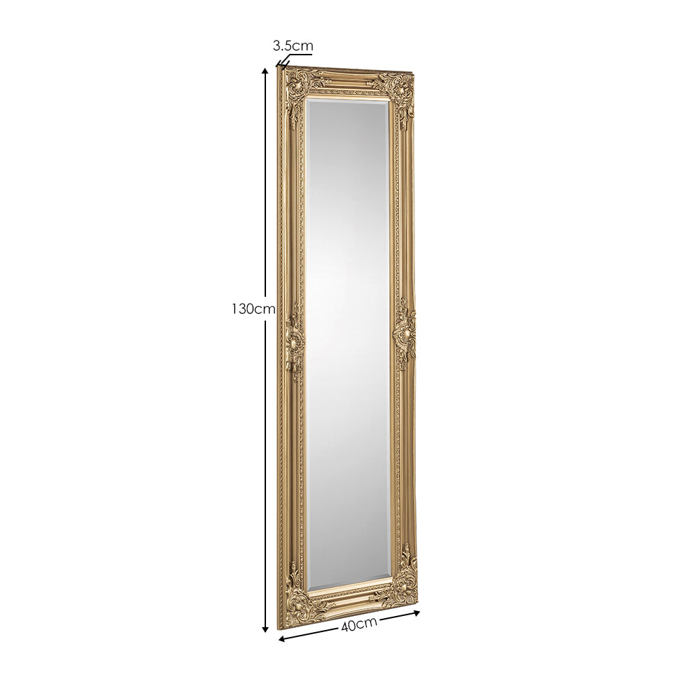 PALAIS GOLD DRESS MIRROR MIR029 - Havenheim Furniture