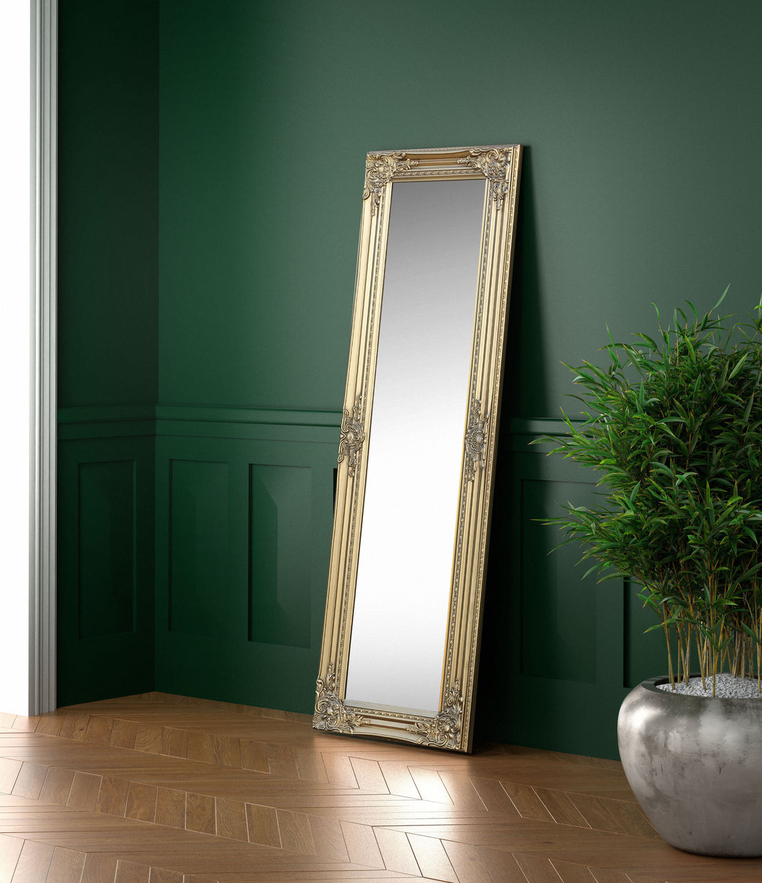 PALAIS GOLD DRESS MIRROR MIR029 - Havenheim Furniture