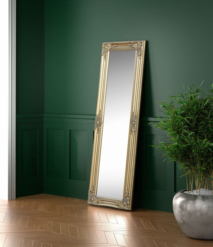 PALAIS GOLD DRESS MIRROR MIR029 - Havenheim Furniture