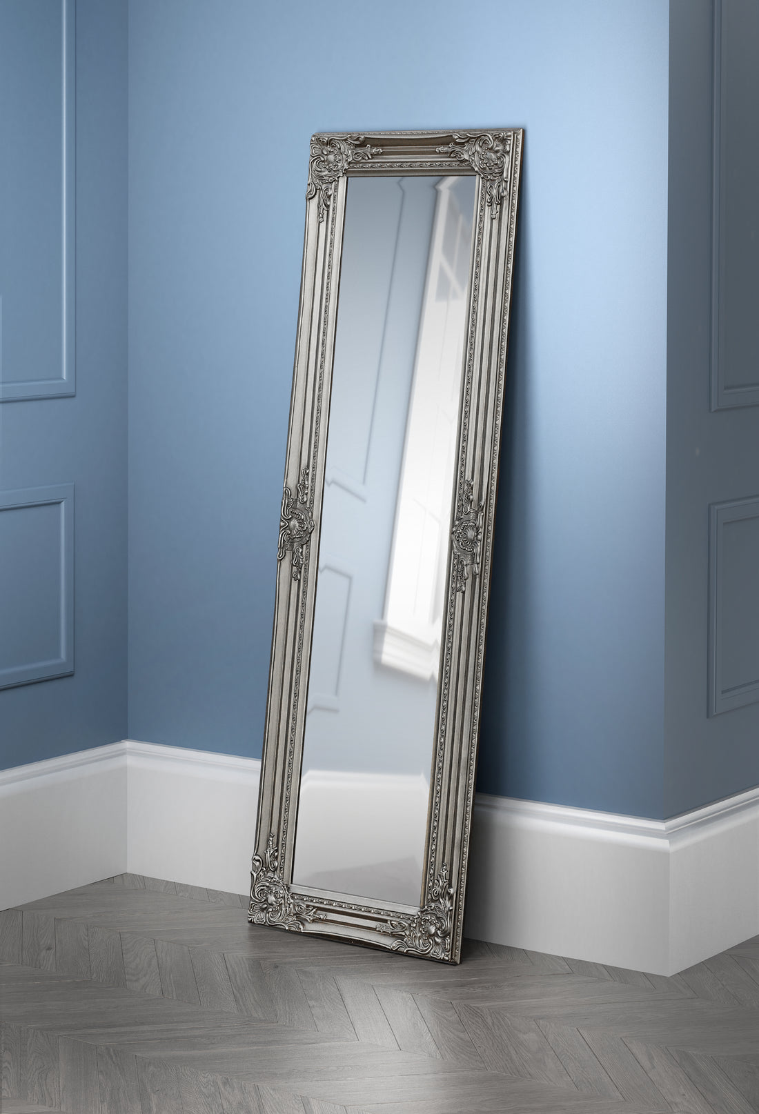 PALAIS PEWTER DRESS MIRROR MIR028 - Havenheim Furniture