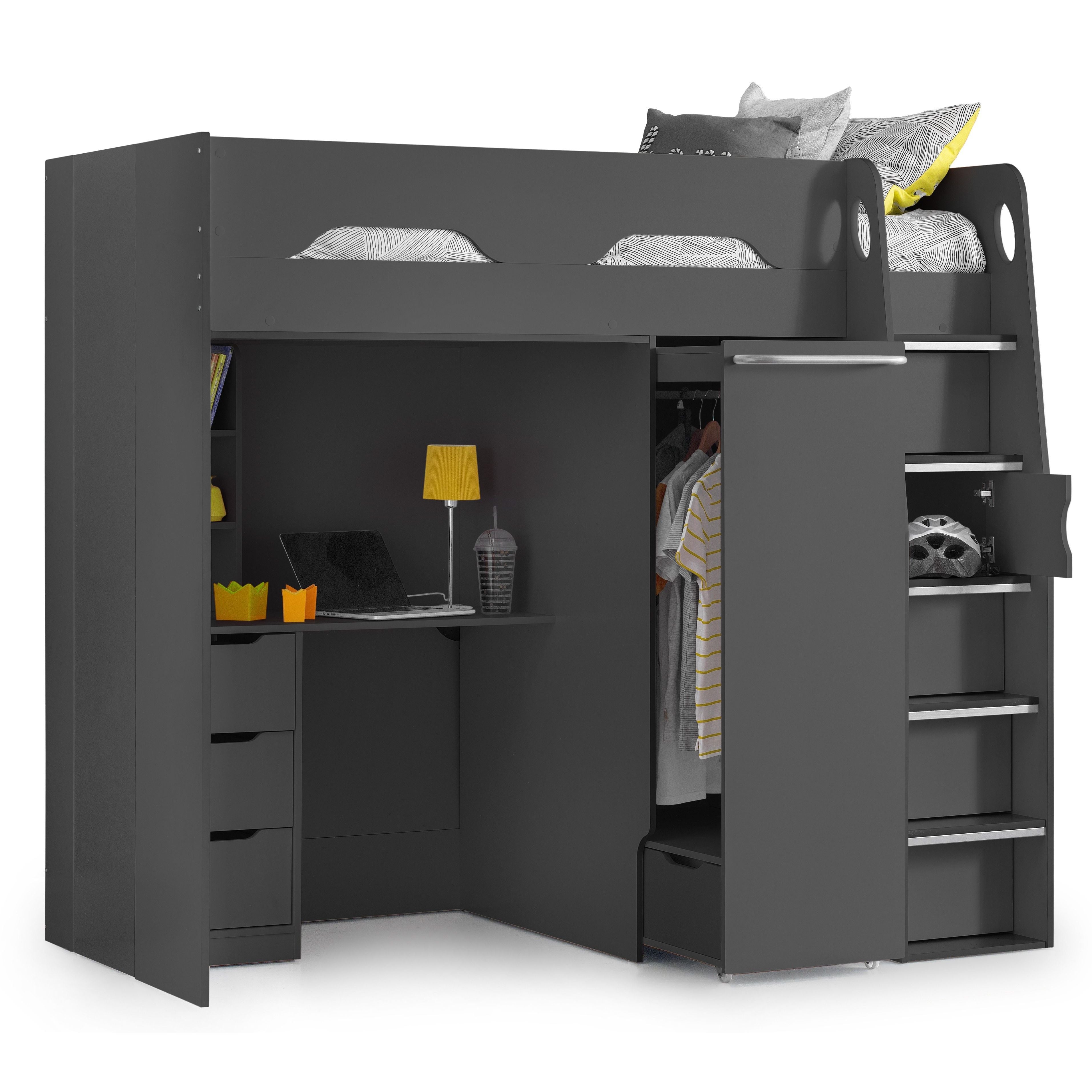 Pegasus Highsleeper - Anthracite PEG005 - Havenheim Furniture