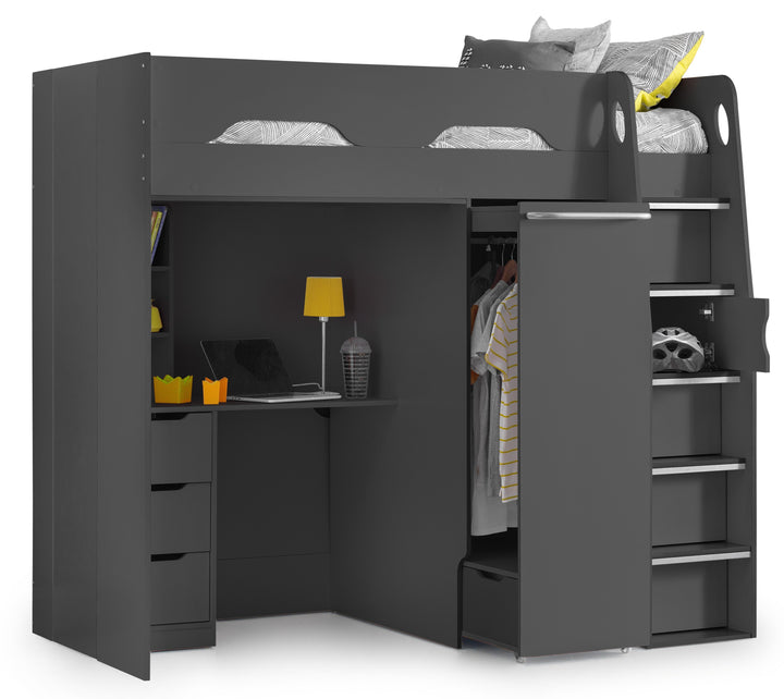 Pegasus Highsleeper - Anthracite PEG005 - Havenheim Furniture