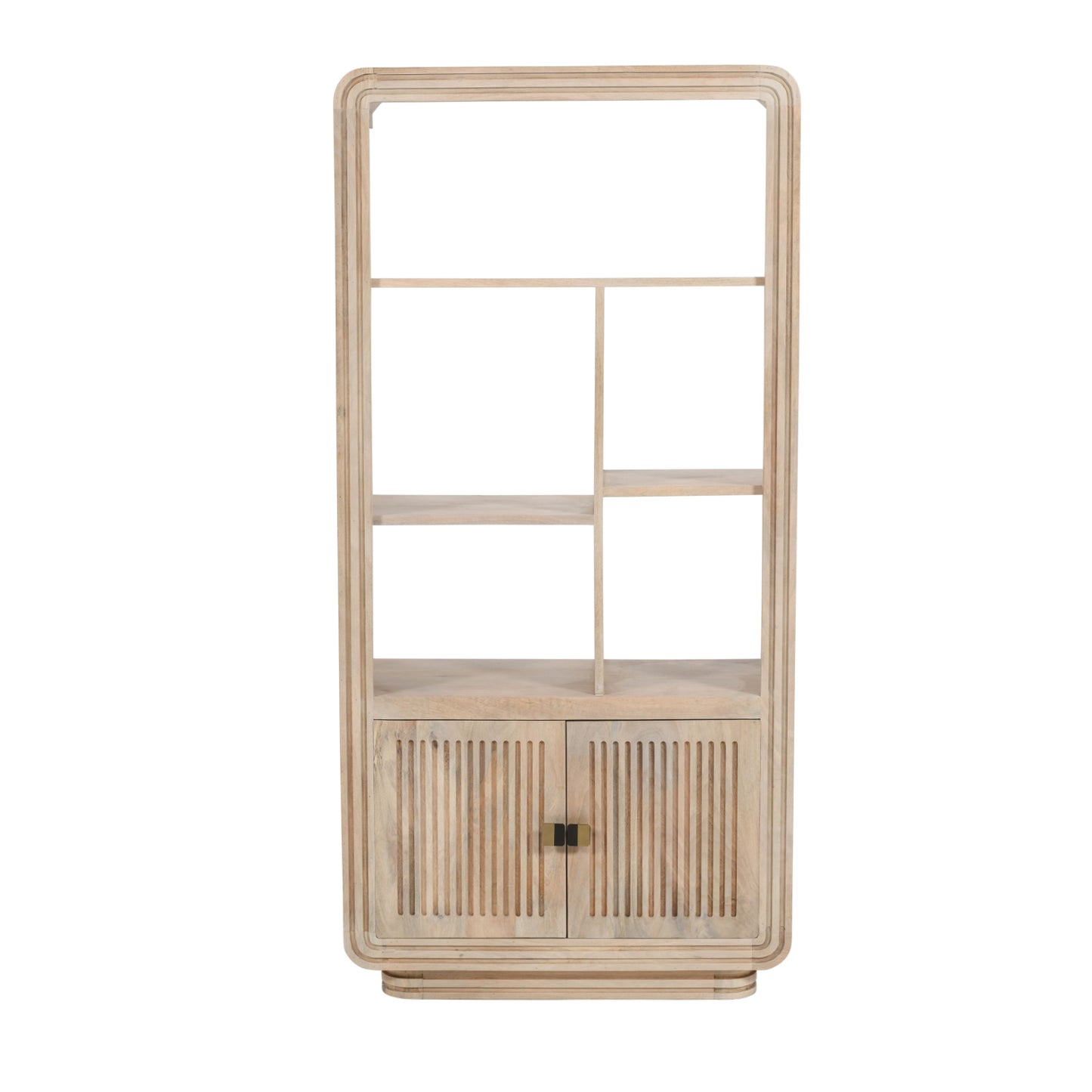 Hudson Carved Mango Wood Bookcase RG04