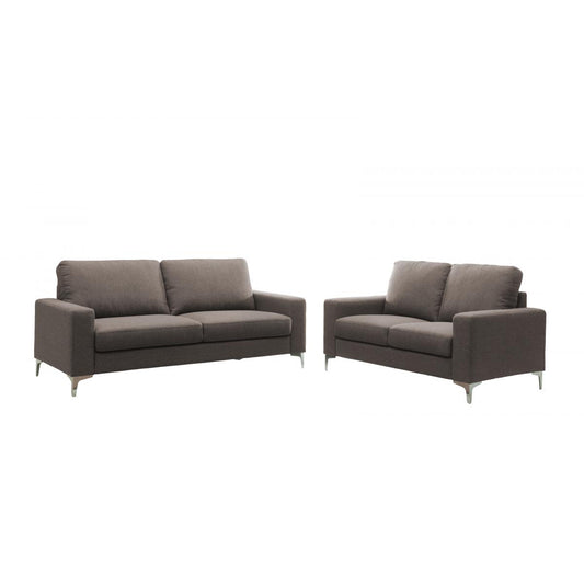 Sally Fabric 2 Seater Sofa Grey SALL2GRE