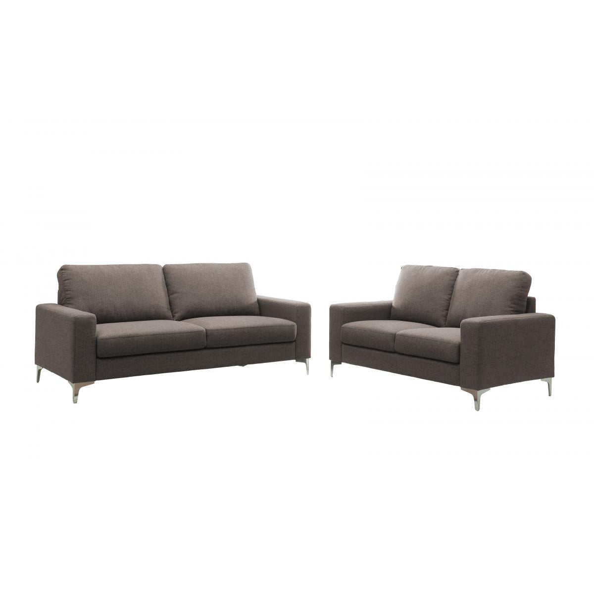Sally Fabric 3 Seater Sofa Grey SALL3GRE - Havenheim Furniture