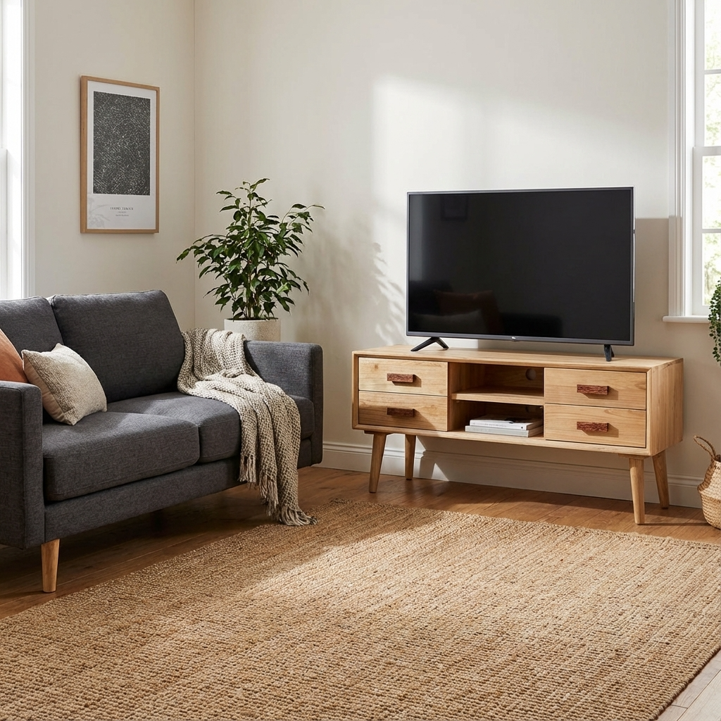 Shoreditch Media Unit Sungkai Wood SH21