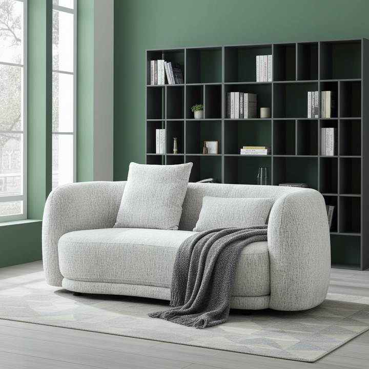 Sorelle Two Seater Sofa With Cushions White 24370 - Havenheim Furniture