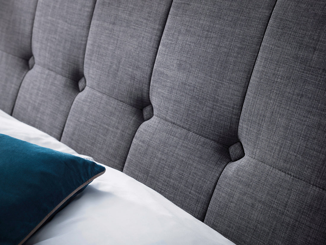 Sorrento Lift-Up Storage Bed 150cm King Slate Grey SOR202 - Havenheim Furniture