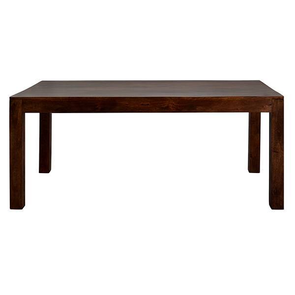 Toko Dark Mango Large Dining Table 6ft (180cm) - Walnut Stain ML16 - Havenheim Furniture