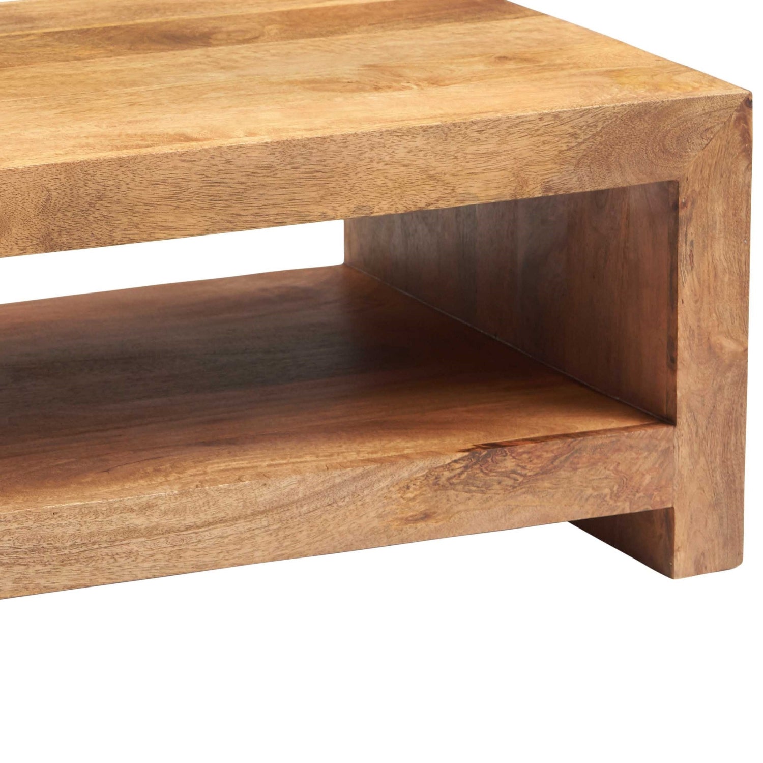 Toko Light Solid Mango Wood Large Coffee Table LM13 - Havenheim Furniture