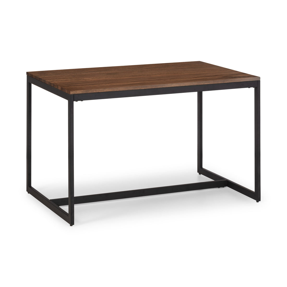 Tribeca Dining Table - Walnut Finish and Black Metal TRI508 - Havenheim Furniture