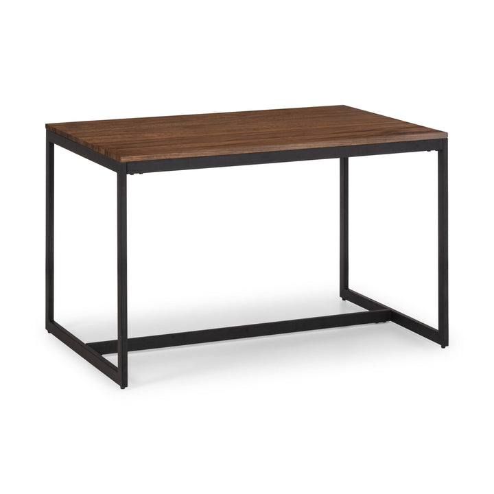 Tribeca Dining Table - Walnut Finish and Black Metal TRI508 - Havenheim Furniture