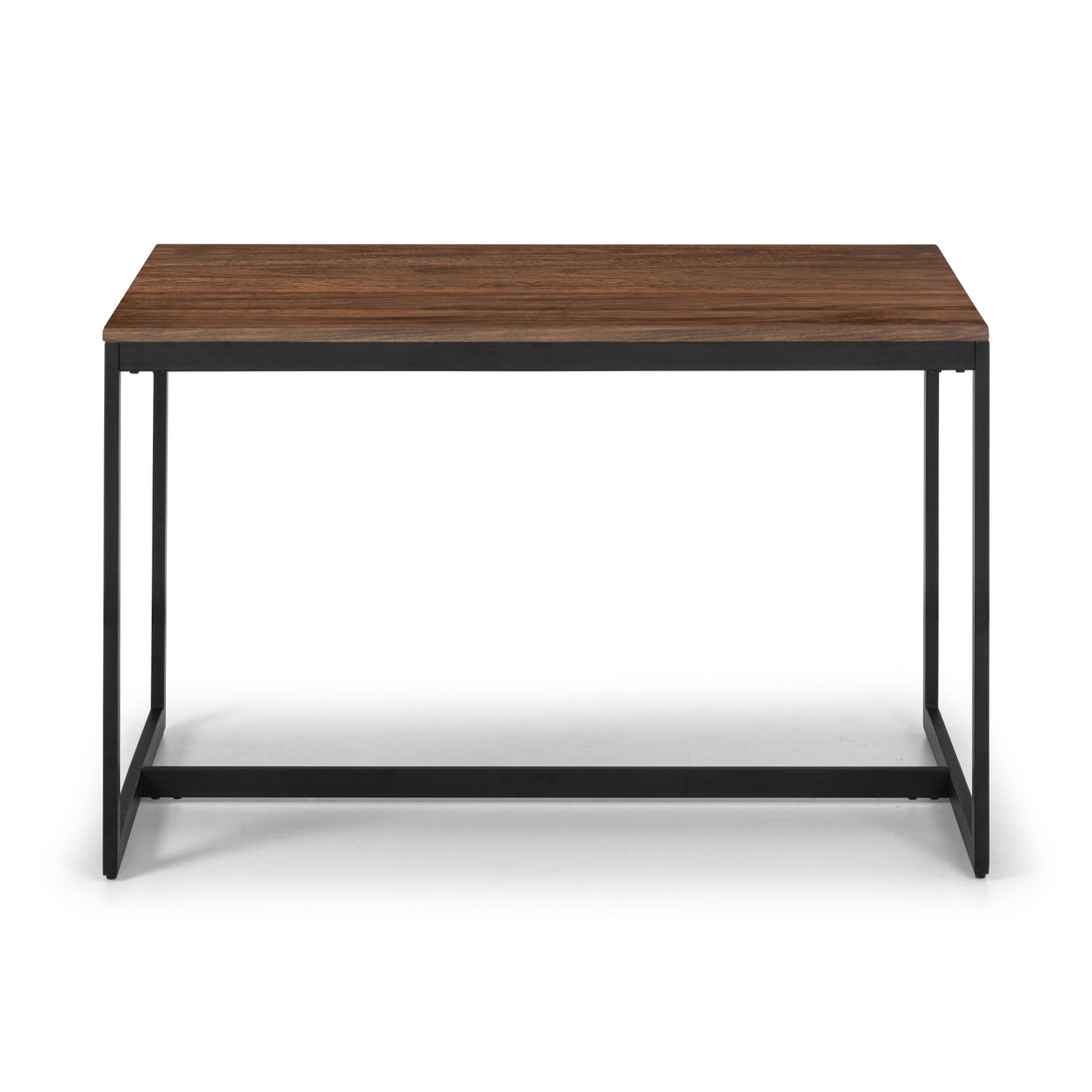 Tribeca Dining Table - Walnut Finish and Black Metal TRI508 - Havenheim Furniture