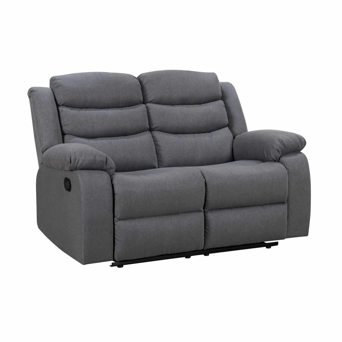 Turin Recliner Fabric 2 Seater Grey Dark TURI2FAGRED - Havenheim Furniture
