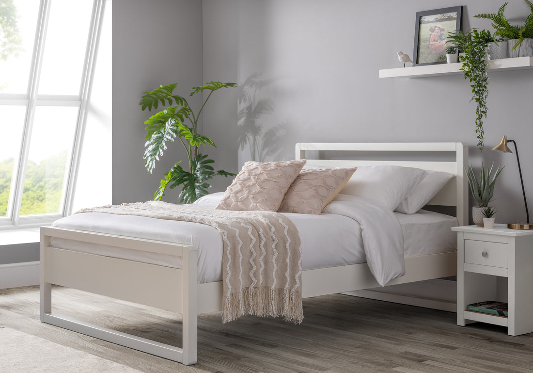 Venice Bed 135cm Double Surf White VEN022 - Havenheim Furniture