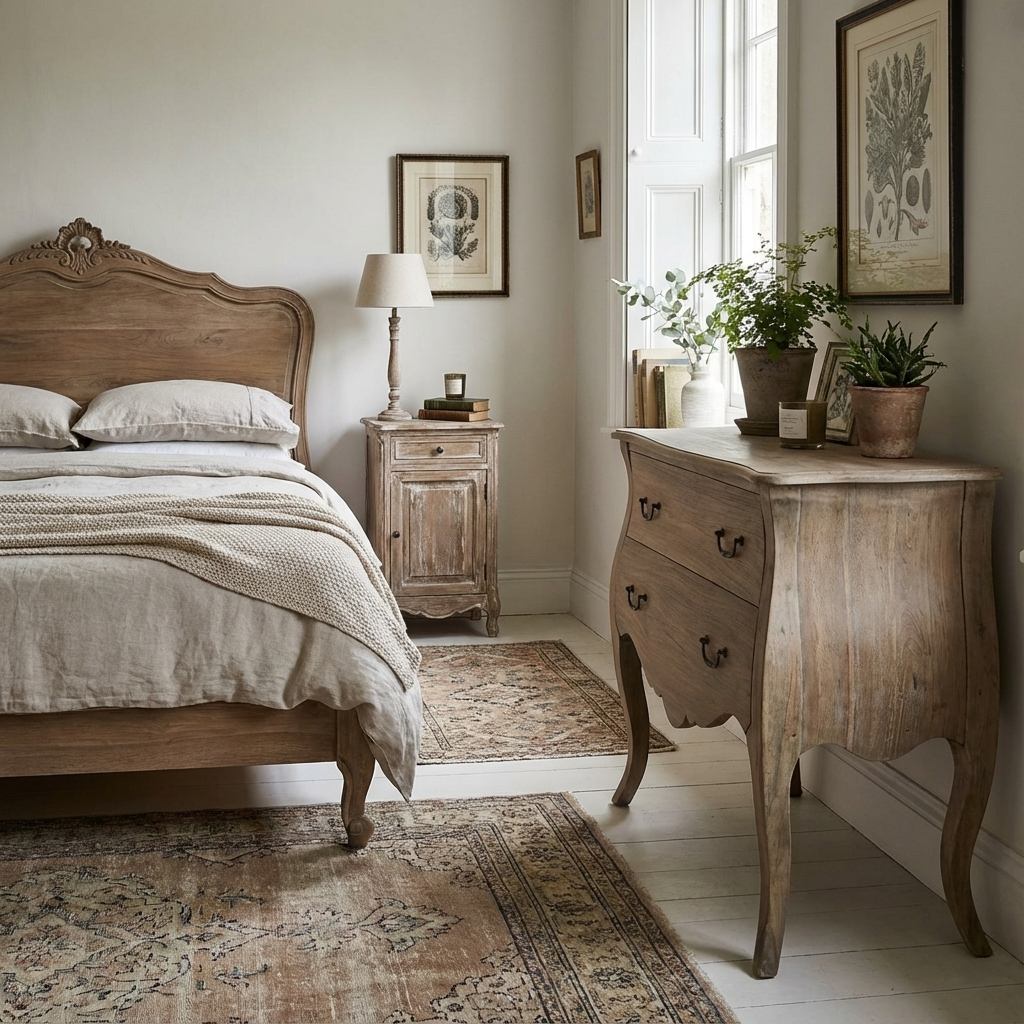 Vintage 2 Drawer Bombe Chest Mahogany VIN174