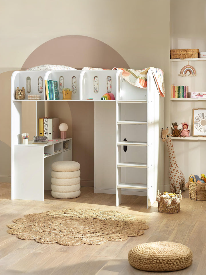 Vision High Sleeper Single 90cm White VIS101