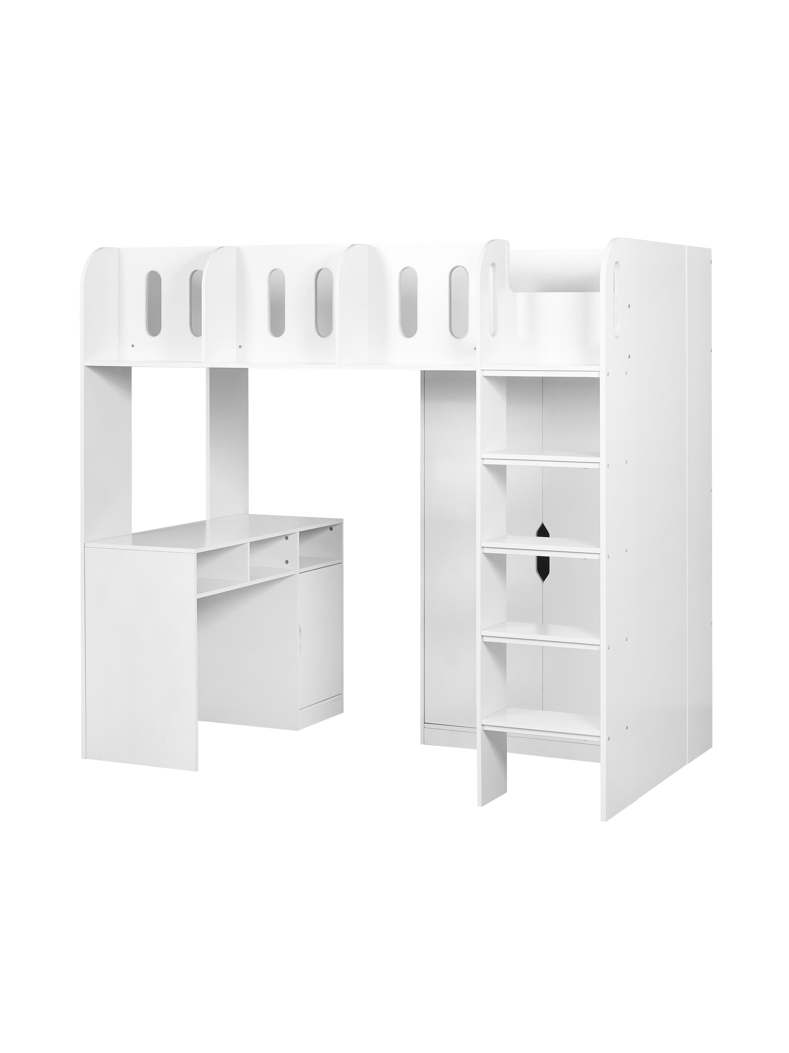 Vision High Sleeper Single 90cm White VIS101