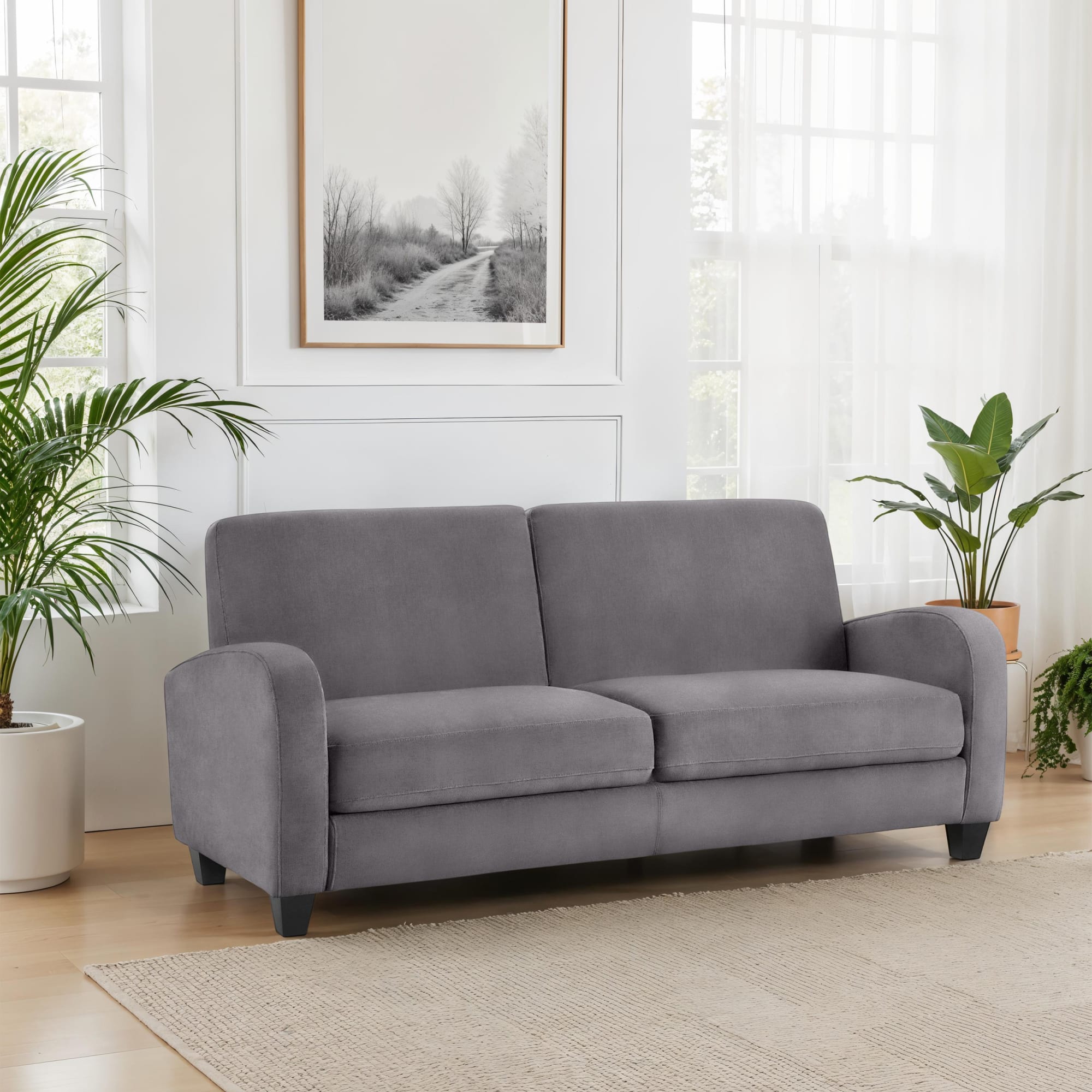Vivo 3 Seater Sofa In Dusk Grey Chenille VIV103 - Havenheim Furniture