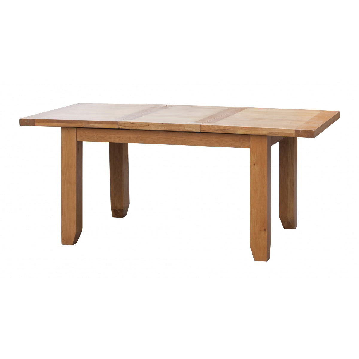 Large Acorn Solid Oak Extending Dining Table by Havenheim Furniture, showcasing its natural oak finish and extendable design.